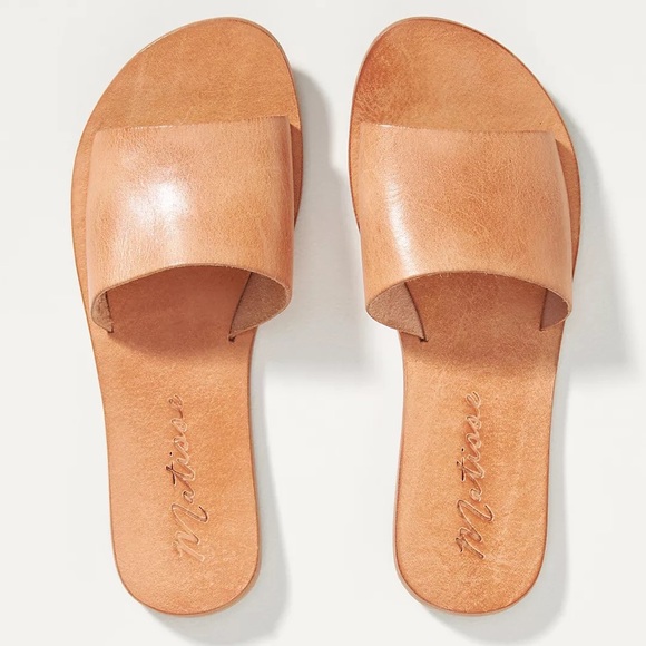 Matisse Shoes - Matisse Leather Slides